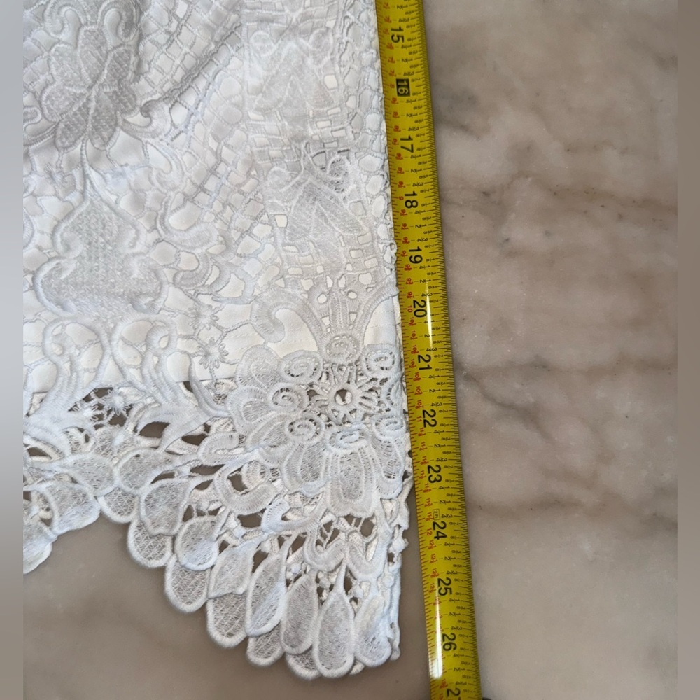NWT Vici Collection Nordstrom White Crochet Lace Long Sleeve Sheath Dress Large - Picture 12 of 15